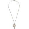 Secondhand Chanel CC Cluster Drop Pendant Necklace