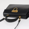 Salvatore Ferragamo Convertible Top Handle Bag Leather