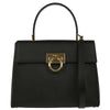 Salvatore Ferragamo Convertible Top Handle Bag Leather