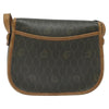 Christian Dior Vintage Honeycomb Flap Crossbody Bag Coated Canvas