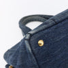 Prada Canapa Open Tote Denim