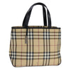 Secondhand Burberry Nova Check Tote Canvas and