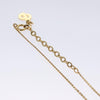 Secondhand Christian Dior CD Pendant Necklace Gold-plated