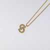 Secondhand Christian Dior CD Pendant Necklace Gold-plated