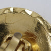 Secondhand Chanel Vintage CC Quilted Round Button Clip-On Earrings