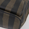 Fendi Pequin Front Pocket Backpack Coated Canvas