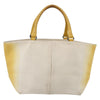 Bottega Veneta Braided Handle Open Tote Bag Canvas with Leather