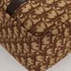 Christian Dior Vintage CD Trotter Handbag Canvas