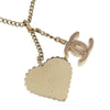 Secondhand Chanel CC and Heart Pendant Necklace
