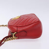 Gucci GG Marmont Triple Zip Chain Bag Matelasse Leather