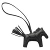 Hermes So Black GriGri Rodeo Bag Charm Leather