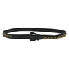 Chanel Vintage Buckle Chain Belt Leather and Metal