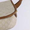 Celine Vintage Macadam Shoulder Bag Canvas and Leather