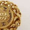 Secondhand Chanel Vintage Round CC Clip-On Earrings