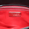 Prada Grommet Chain Flap Shoulder Bag Tessuto with Soft Calf