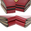 Secondhand Fendi Peekaboo Wallet Red Leather Accessories