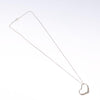 Tiffany & Co. Elsa Peretti Open Heart Pendant Necklace Sterling Silver