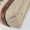 Chloe Woody Convertible Tote Canvas with Leather