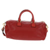 Secondhand Loewe Anagram handbag Red Leather Bags