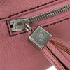 Chanel Lax Front Zip Bag Pebbled Leather