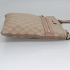 Secondhand Gucci Front Zip Flat Messenger Bag GG
