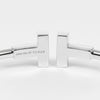 Tiffany & Co. T Wire Bracelet 18K White Gold with Diamonds