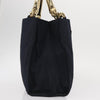 Secondhand Prada Metal Handles Tote Tessuto
