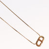 Secondhand Christian Dior CD Logo necklace
