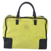Secondhand Loewe Amazona Bag Yellow Suede Bags