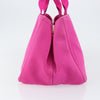 Secondhand Prada Canapa Tote Pink Canvas Accessories