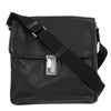 Prada Front Pocket Messenger Bag Leather