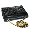 Chanel Vintage CC Chain Full Flap Bag Quilted Leather