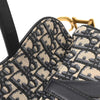 Christian Dior Saddle Handbag Oblique Canvas