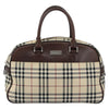 Burberry Nova Check Bowling Bag Canvas