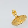 Secondhand Chanel Vintage Round Clip-On Earrings Metal with Faux