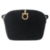 Salvatore Ferragamo Gancini Shoulder Bag Suede