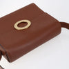 Secondhand Celine Circle logo Brown Leather Bags