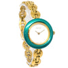 Secondhand Gucci 1100 Interchangeable Bezel Bangle Quartz Watch Plated Metal with