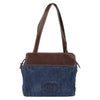 Chanel Vintage CC Tote Denim with Leather