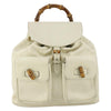 Gucci Vintage Bamboo Backpack Leather