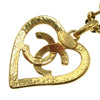 Secondhand Chanel CC Heart Pendant Necklace