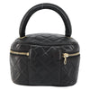 Chanel Vintage Cosmetic Case Quilted Lambskin