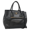 Secondhand Prada Front Pocket Wing Convertible Tote Vitello Daino