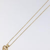 Secondhand Christian Dior Logo Heart Pendant Necklace