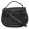 Secondhand Chanel Coco Curve Flap Messenger Calfskin and Quilted Goatskin