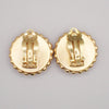 Chanel CC Round Earrings Metal