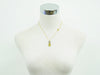 Secondhand Louis Vuitton Nanogram Name Tag Pendant Necklace