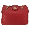 Chanel Vintage Shopping Tote Quilted Lambskin