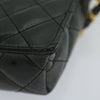 Chanel Vintage Chain Handle Clutch Quilted Lambskin