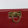 Salvatore Ferragamo Vintage Gancini Chain Shoulder Bag Leather